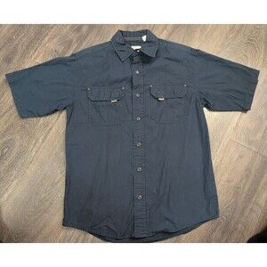 REDHEAD Men's Button Up Shirt Size Small Blue